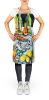 NEW Sit A Spell Seafood Dinner Apron Cooking Kitchen Server Baking Crafts Gardening for Adult Women Men, Unisex, Large, Multicolor