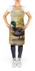 American Black Duck Apron Cooking Kitchen Server Baking Crafts Gardening for Adult Women Men, Unisex, Large, Multicolor