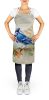 Blue Jay Apron Cooking Kitchen Server Baking Crafts Gardening for Adult Women Men, Unisex, Large, Multicolor