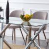 Modern Dining Chairs,Linen Accent Chair, Living Room Leisure Chairs