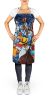 Kinda Jazzy Apron Cooking Kitchen Server Baking Crafts Gardening for Adult Women Men, Unisex, Large, Multicolor