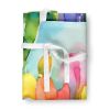 Freesias in Watercolor Apron Cooking Kitchen Server Baking Crafts Gardening for Adult Women Men, Unisex, Large, Multicolor